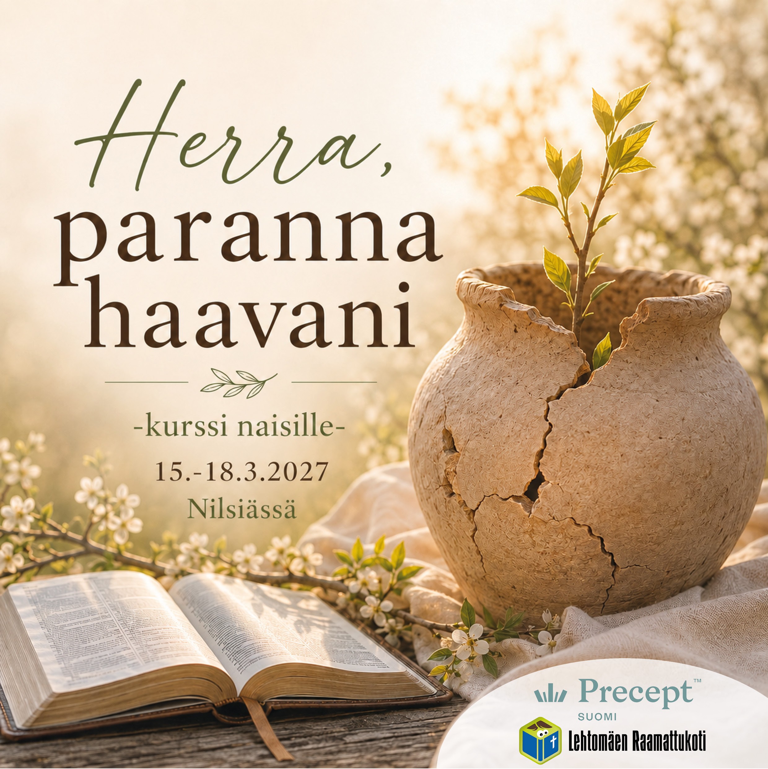 Herra, paranna haavani -kurssi 15.-18.3.2027
